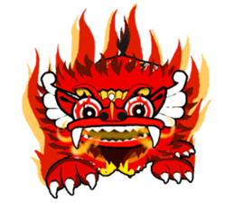 Balinese Barong sticker #140579