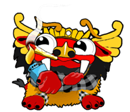 Balinese Barong sticker #140581