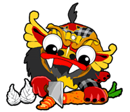 Balinese Barong sticker #140582