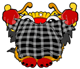 Balinese Barong sticker #140584