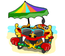 Balinese Barong sticker #140587