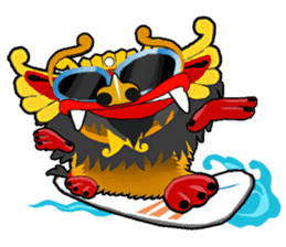 Balinese Barong sticker #140592