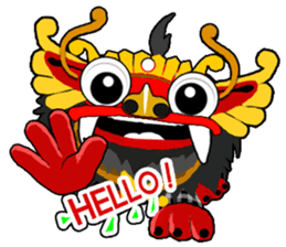 Balinese Barong sticker #140593