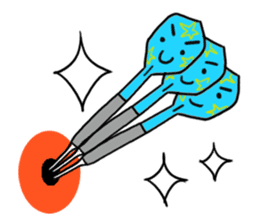 Let's play darts! sticker #146320