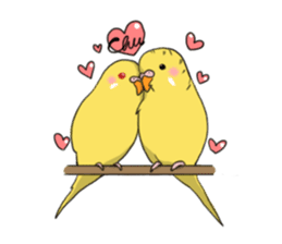 Parakeet's my home! sticker #161460