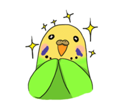 Parakeet's my home! sticker #161461
