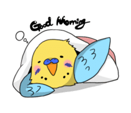 Parakeet's my home! sticker #161464