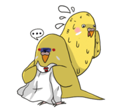 Parakeet's my home! sticker #161466