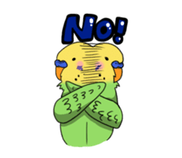 Parakeet's my home! sticker #161475