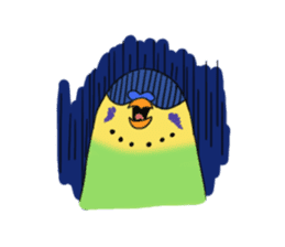 Parakeet's my home! sticker #161478