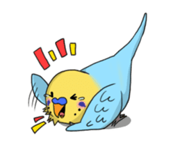 Parakeet's my home! sticker #161495