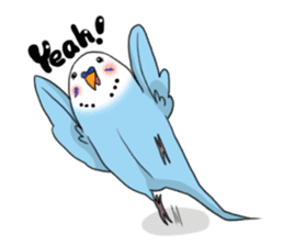 Parakeet's my home! sticker #161496