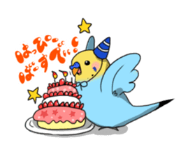 Parakeet's my home! sticker #161497