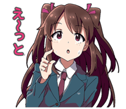 Tsundere and glasses-wearing girls sticker #164786