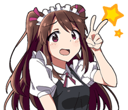 Tsundere and glasses-wearing girls sticker #164794