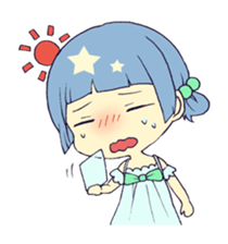 merry girl sticker #166262