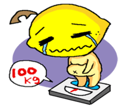 Hello! Lemon man's every day! sticker #172465