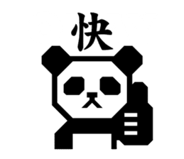 One character! Panda | DOTMAN 1.0 sticker #204298