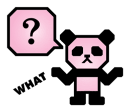 One character! Panda | DOTMAN 1.0 sticker #204312
