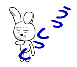The rabbit which is full of expressions1 sticker #205660