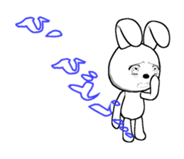 The rabbit which is full of expressions1 sticker #205668
