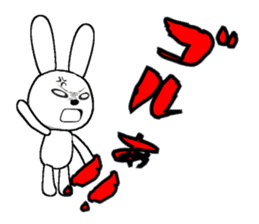The rabbit which is full of expressions1 sticker #205672