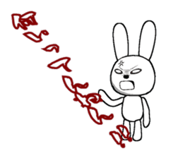 The rabbit which is full of expressions1 sticker #205695
