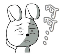 14th edition white rabbit expressive sticker #208754
