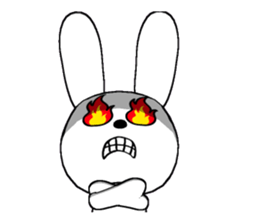14th edition white rabbit expressive sticker #208759