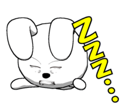 14th edition white rabbit expressive sticker #208788