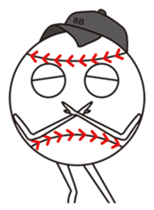 The stamp for people who love baseball sticker #220739