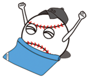 The stamp for people who love baseball sticker #220749