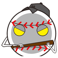 The stamp for people who love baseball sticker #220758