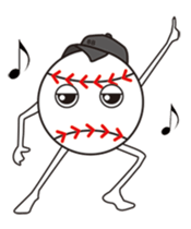 The stamp for people who love baseball sticker #220770