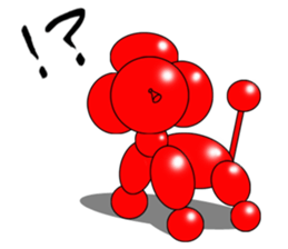 Balloon Dog "COCO" ver.1 sticker #222549