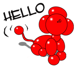 Balloon Dog "COCO" ver.1 sticker #222561