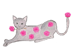 Catstamps-Shall we go with feeling cats? sticker #222946