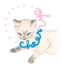 Catstamps-Shall we go with feeling cats? sticker #222952