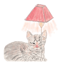 Catstamps-Shall we go with feeling cats? sticker #222955