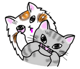 Cookie the Cat and his friends sticker #222983