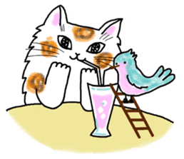 Cookie the Cat and his friends sticker #223000