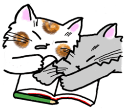 Cookie the Cat and his friends sticker #223010