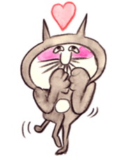 black cat " KUN KUN" / by Ricco. sticker #223339