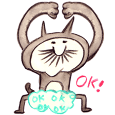 black cat " KUN KUN" / by Ricco. sticker #223347