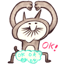 black cat " KUN KUN" / by Ricco. sticker #223347