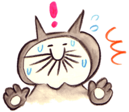 black cat " KUN KUN" / by Ricco. sticker #223349