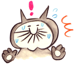 black cat " KUN KUN" / by Ricco. sticker #223349