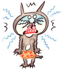 black cat " KUN KUN" / by Ricco. sticker #223353