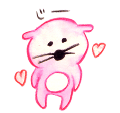 black cat " KUN KUN" / by Ricco. sticker #223357