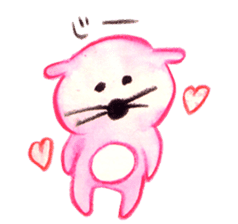 black cat " KUN KUN" / by Ricco. sticker #223357